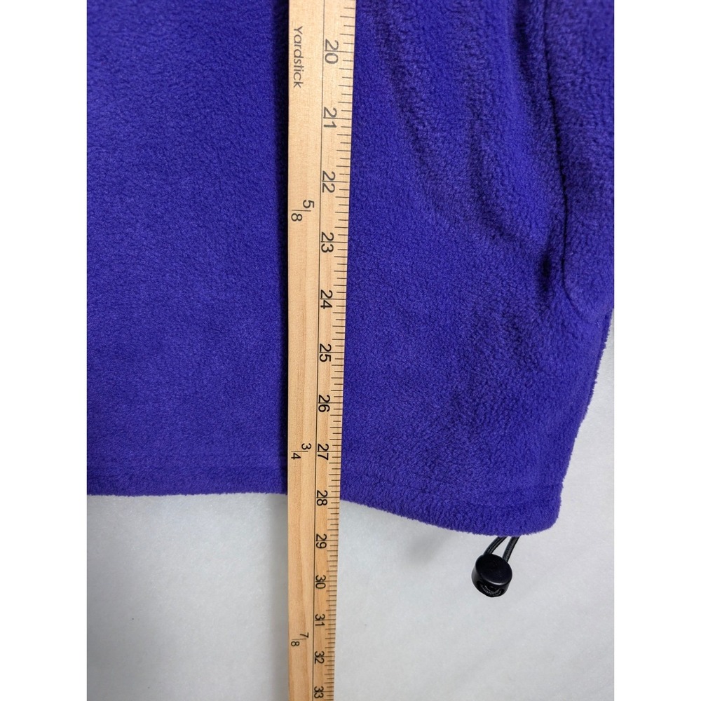 Vintage Alpine Tek Palmettos Womens Purple Fleece Quarter Zip Pullover Jacket M - Picture 10 of 10